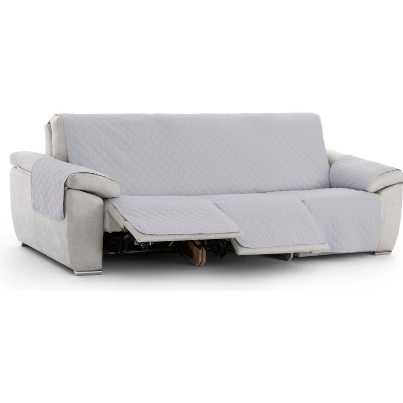ECOMMERC3 | Relax Sofa Cover Padded and Non-Slip – Grey Sofa Cover, Premium Protection, Comfort and Style in an Adjustable and Washable Design - Image 1