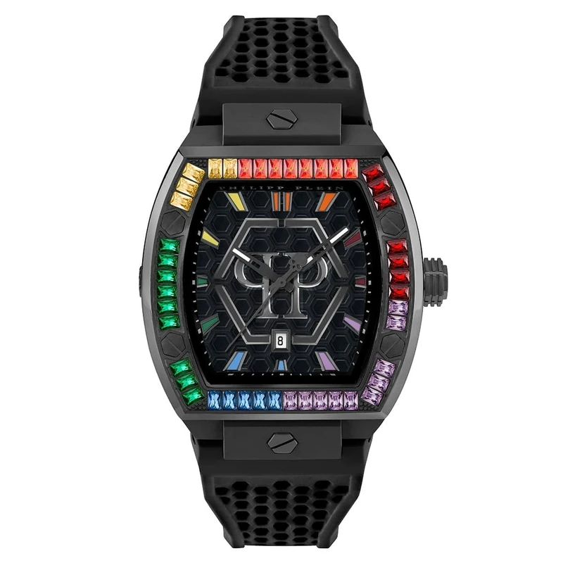 Philipp Plein Men Analogue Quartz Watch The Hexagon Phantom