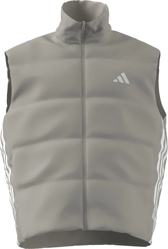 adidas Men's Essentials CLIMAWARM 3 Stripes Puffer Down Vests, wonder alumina, XL