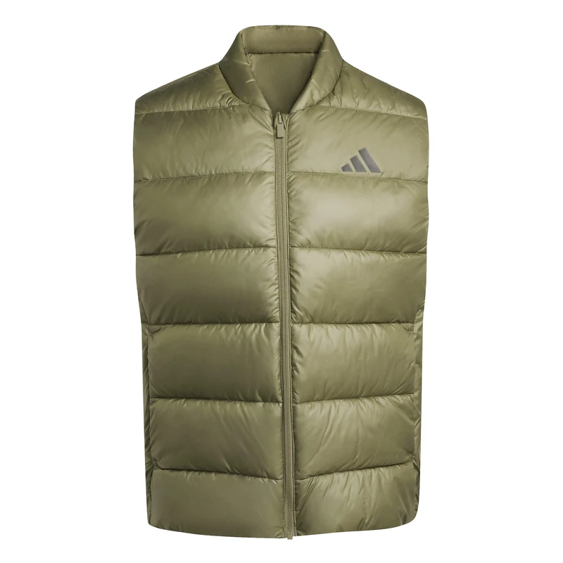 adidas Men's Essentials CLIMAWARM Synthetic Down Puffer Vests, olive strata, XXL