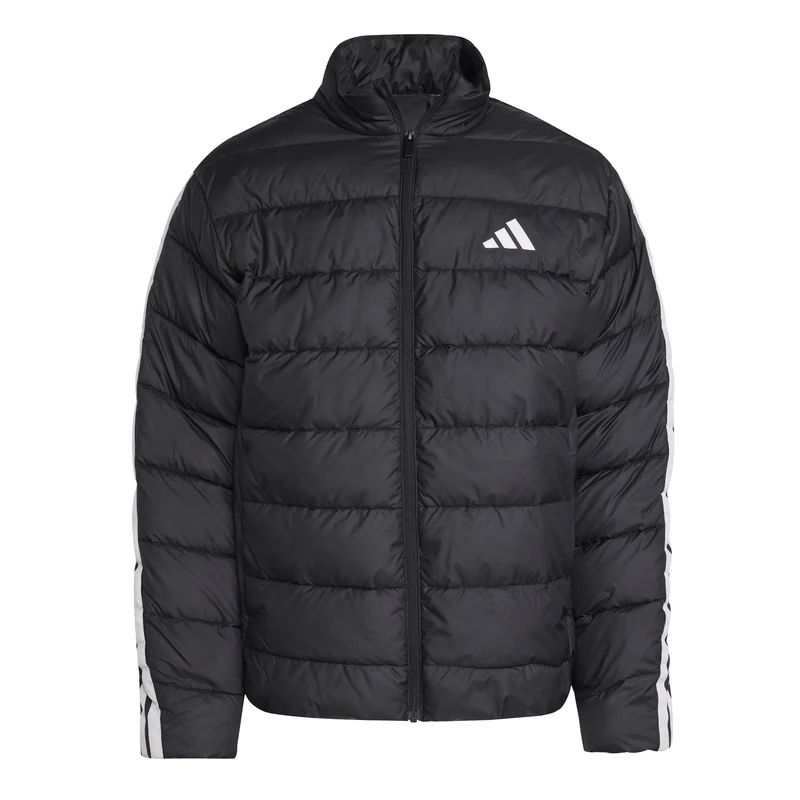 adidas Men's Essentials CLIMAWARM 3 Stripes Synthetic Down Jackets, black, S