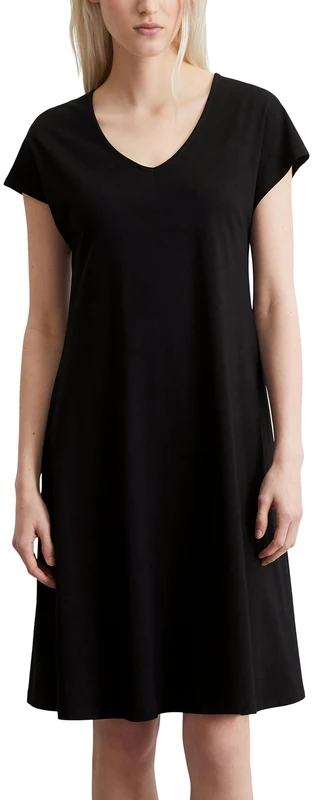 Marc OߴPolo Women's Knee Length Jersey Dress with Stretch, Black (Black), M