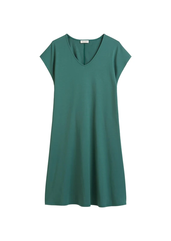 Marc OߴPolo Women's Knee Length Jersey Dress with Stretch, Green (Summer Pine), S