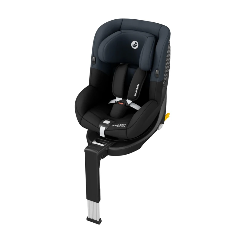 Maxi-Cosi Mica 360 S, 360 Car Seat, 3 Months - 4 Years (61-105cm), Baby Car Seat, FlexiSpin Rotation, 5 Recline Positions, G-Cell Protection, Easy-in Harness Hooks, Tonal Black