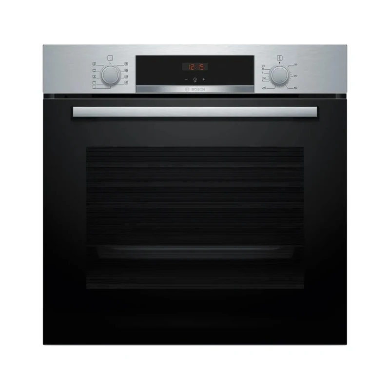 Bosch - Multifunction Oven, Series 4, 60 cm. wide, Water cleaning assistant, 3D Hotair, Steel, HBA514ES3