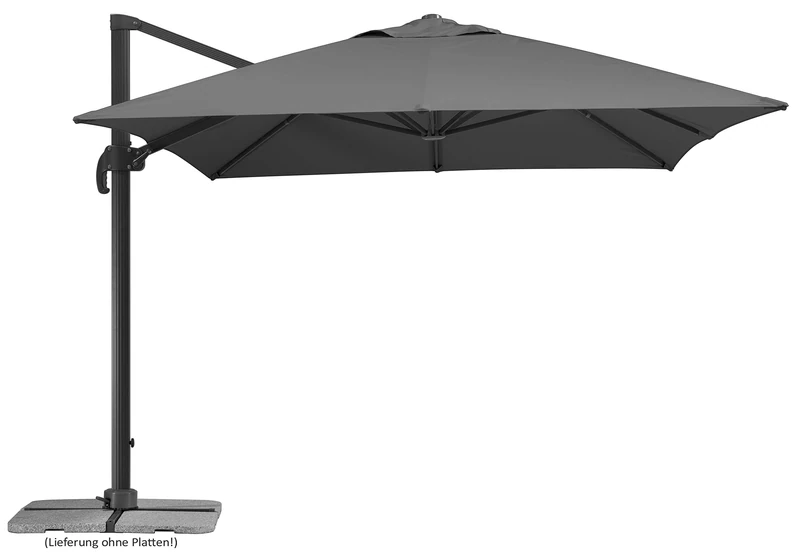 Schneider RHODOS GRANDE Parasol - 400 x 300 cm Anthracite