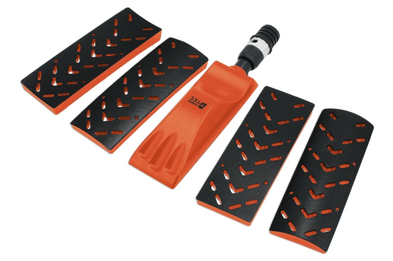 PowerTec 92709 Sanding Block with Dust Extraction 5pc - 70 x 198mm