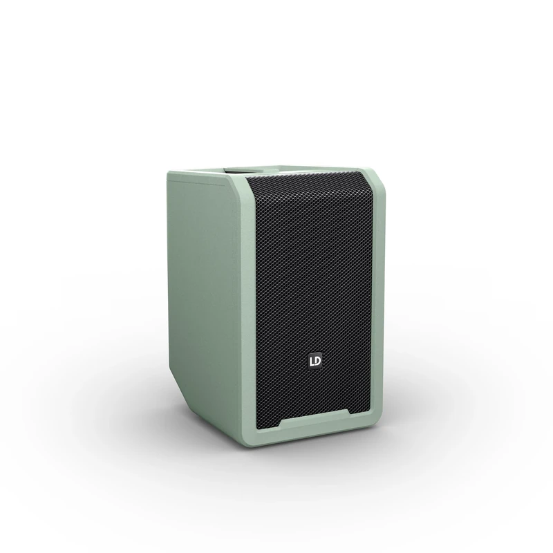 LD Systems ANNY 8 Portable battery-powered Bluetooth PA loudspeaker with mixer Adventure Green