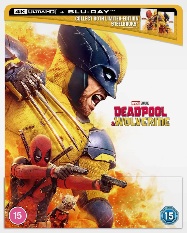 Marvel's Deadpool & Wolverine 4K UHD Steelbook - Blu-ray