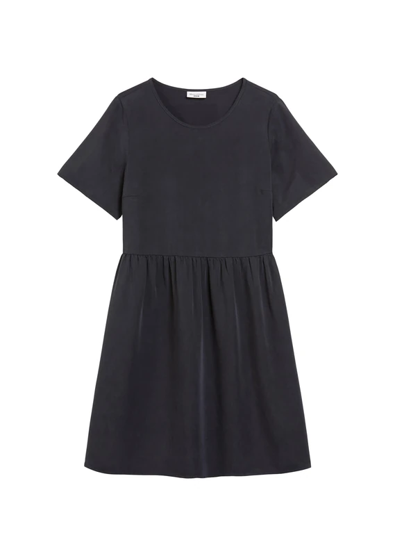 Marc OߴPolo Denim Women's Short Sleeve Dress with Round Neck, Blue (Blue Depths), M
