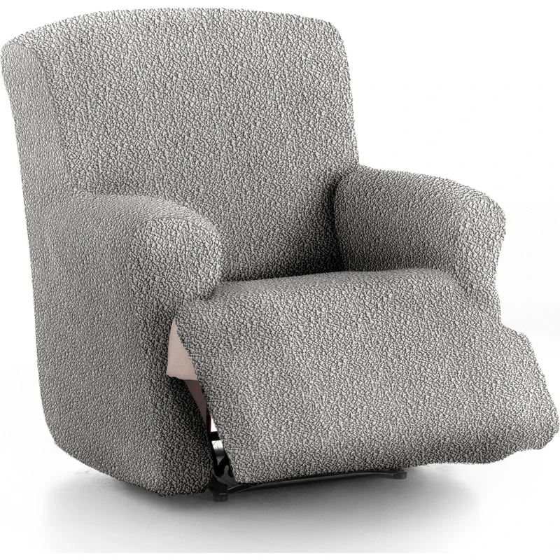ECOMMERC3 | Armchair Cover Relax Feet Together Bi-elastic Adjustment Foams – Relax Armchair Cover Light Grey Breathable and Resistant - Image 1