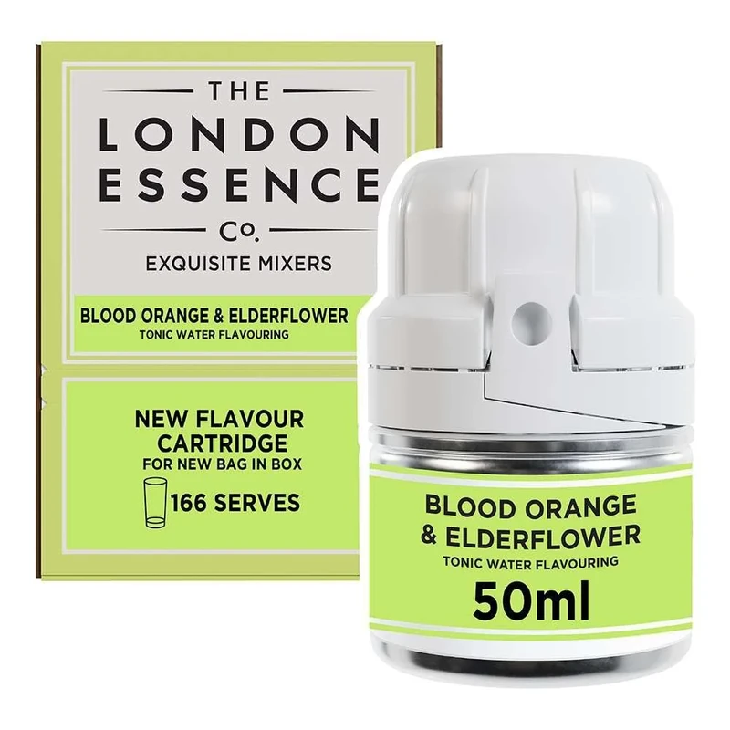 THE LONDON ESSENCE CO. Freshly Infused Blood Orange & Elderflower Tonic Cartridge 50ml
