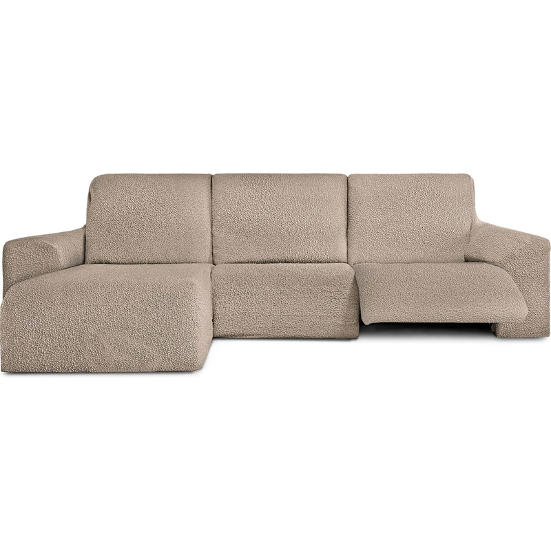 ECOMMERC3 | Chaiselong Sofa Cover Short Left Arm with Relaxation Bi-elastic – Super Elastic Mink Chaiselong Sofa Cover, Breathable and Supportive Foams - Image 1