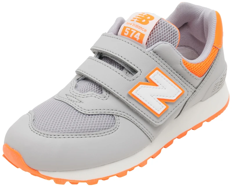 New Balance Boys 574 Sneaker, Rain Cloud, 13 UK