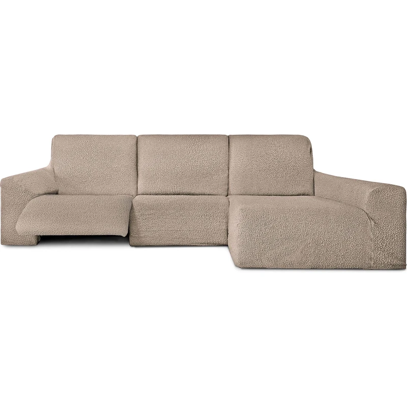 ECOMMERC3 | Chaiselong Sofa Cover Long Right Arm with Relaxation Bi-elastic - Super Elastic Mink Chaise Lounge Sofa Cover, Breathable and Supportive Foams - Image 1