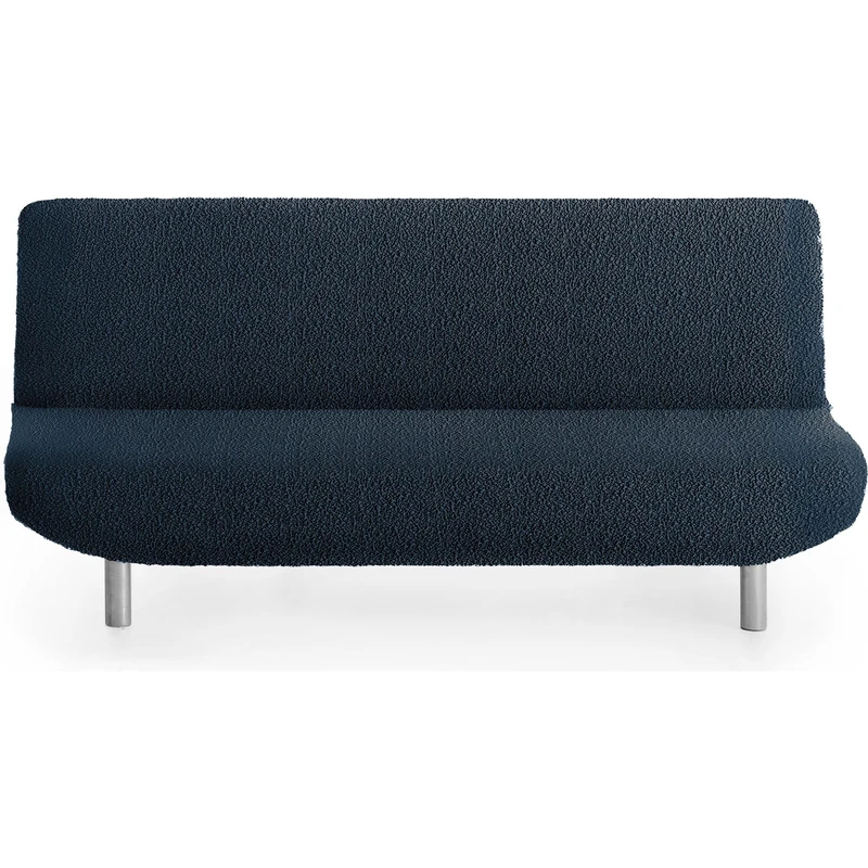ECOMMERC3 | 3 Seater Clic-Clac Bi-Elastic Sofa Bed Cover - Blue Super Elastic Protector Sofa Cover for Clic Clack Sofas, Book and Futon