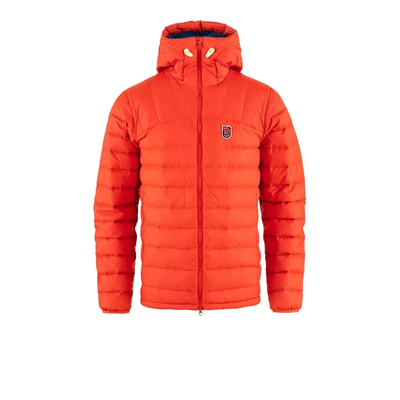 FJALLRAVEN 86121-214-525 Expedition Pack Down Hoodie M Sweatshirt Men's Flame Orange-UN Blue Size M