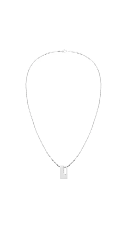 Calvin Klein Men's CK EXPOSED Collection Pendant Necklace in Stainless Steel - 35100019