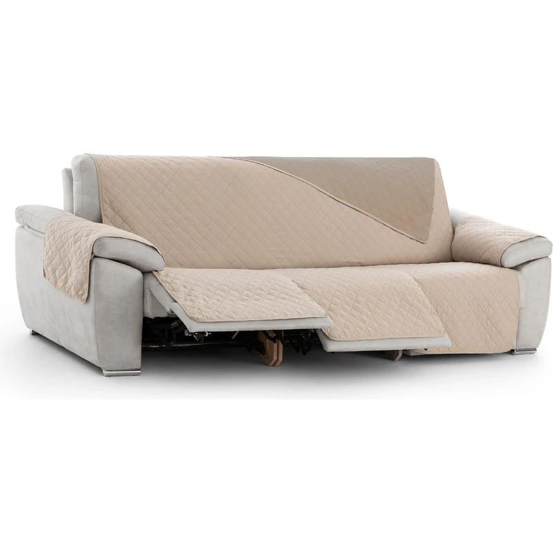 ECOMMERC3 3 x 3 cm Recliner Armchair Cover Padded and Reversible - Adjustable Sofa Protector, Extra Comfort and Stylish Design