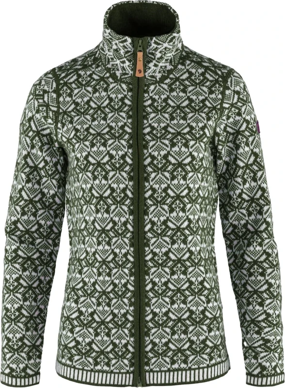 FJALLRAVEN 89912-662 Snow Cardigan W Jacket Women's Deep Forest Size XL