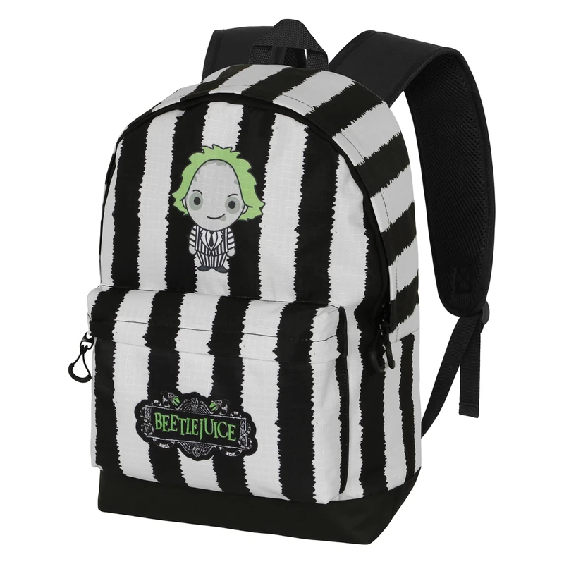 Karactermania Beetlejuice Stripes-Fan HS Backpack 2.2, White, 31 x 44 cm, Capacity 24 L