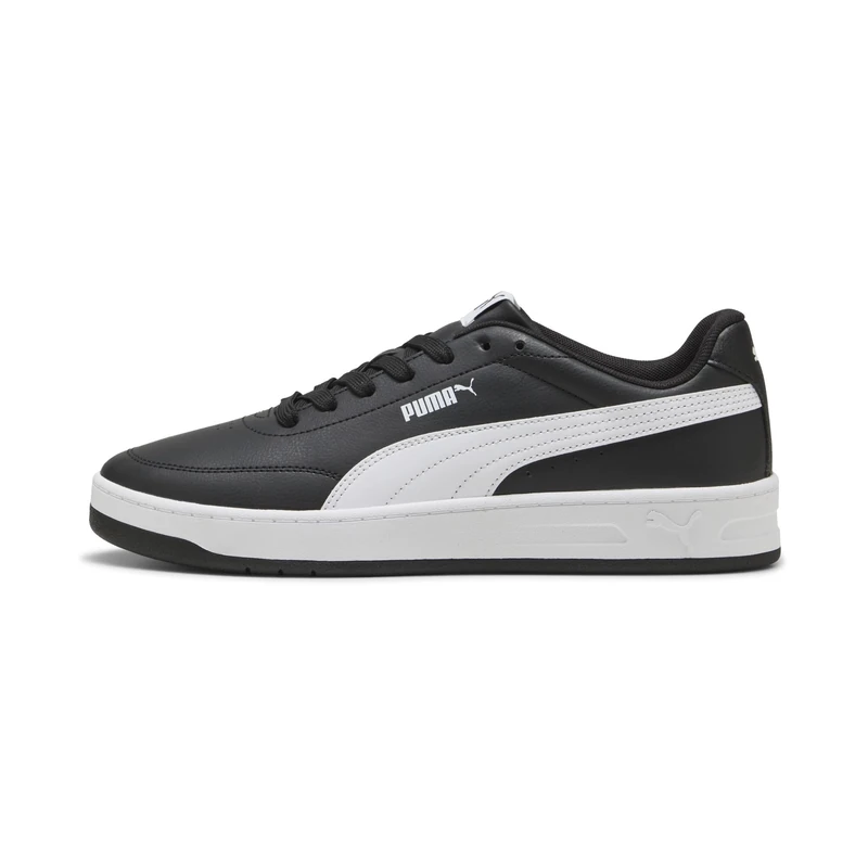 PUMA Unisex Court Classic Clean Sneaker, 7 UK Black