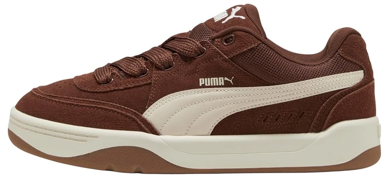 PUMA Unisex Park Lifestyle SK8 SD Sneaker, Chestnut Brown-Alpine Snow, 7.5 UK
