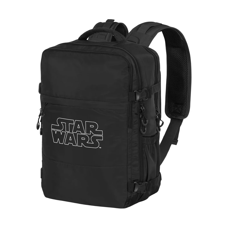 Star Wars Logo-Mercury Backpack Underseat Cabin Bag 40x20x25cm, Black, Capacity 20 L