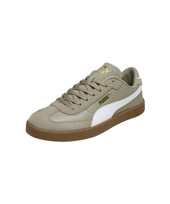 PUMA Unisex Club II Era Trainers, Ice Coffee-PUMA White, 8.5 UK