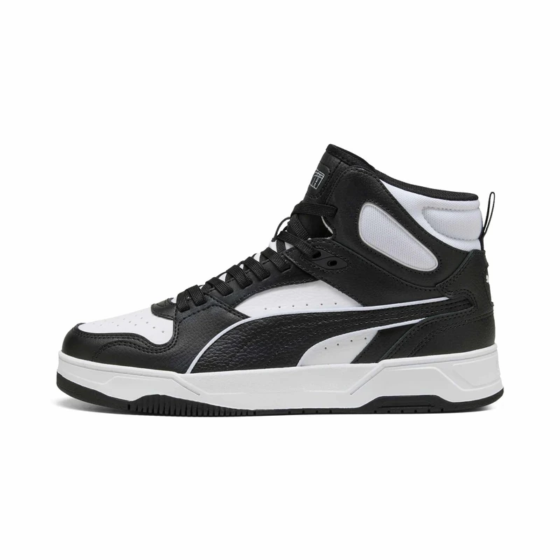 PUMA Unisex RBD Break MID Sneaker, White Black White, 7 UK