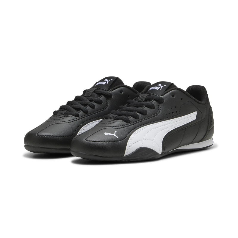 PUMA Catch Teenager Sneaker for Kids, Black (Black x Warm White), 5.5 UK