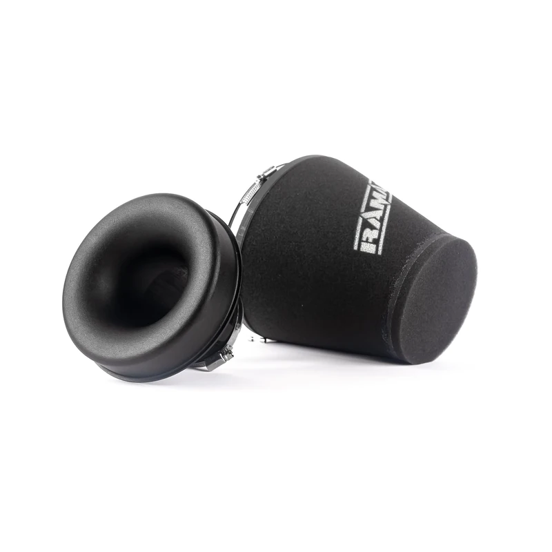 Ramair Performance Universal Air Intake Cone Velocity Stack Included - 80mm ID