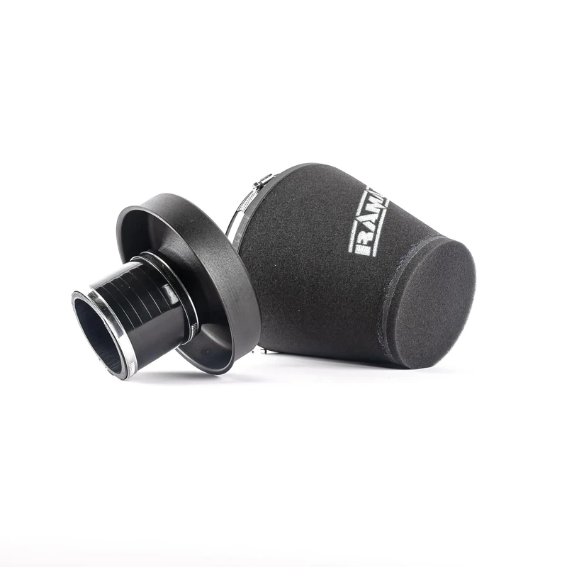 Ramair Large Cone Air Filter Universal Intake -Trumpet & Silicone Hose- 102mm OD