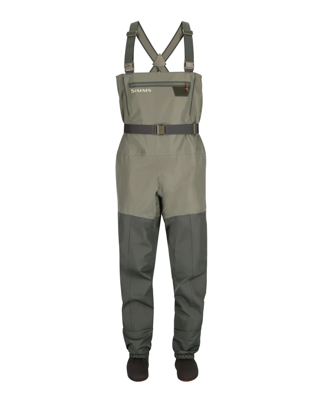 Simms Tributary STOCKINGFOOT Chest-HIGH Fishing Waders Basalt - Image 1