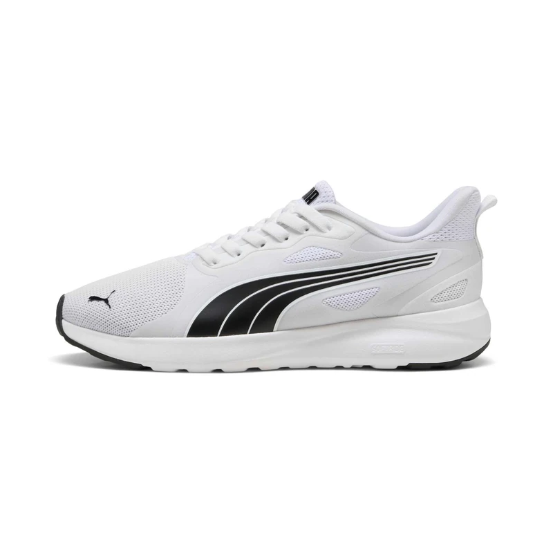 PUMA Unisex SOFTRIDE Cosmic Street SLIPTECH Sneaker, White Black, 7.5 UK