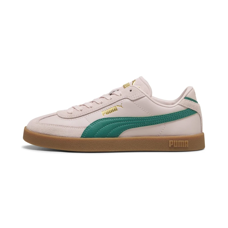 PUMA Unisex Club II Era Trainers, Mauve Mist-Wild Green, 7 UK