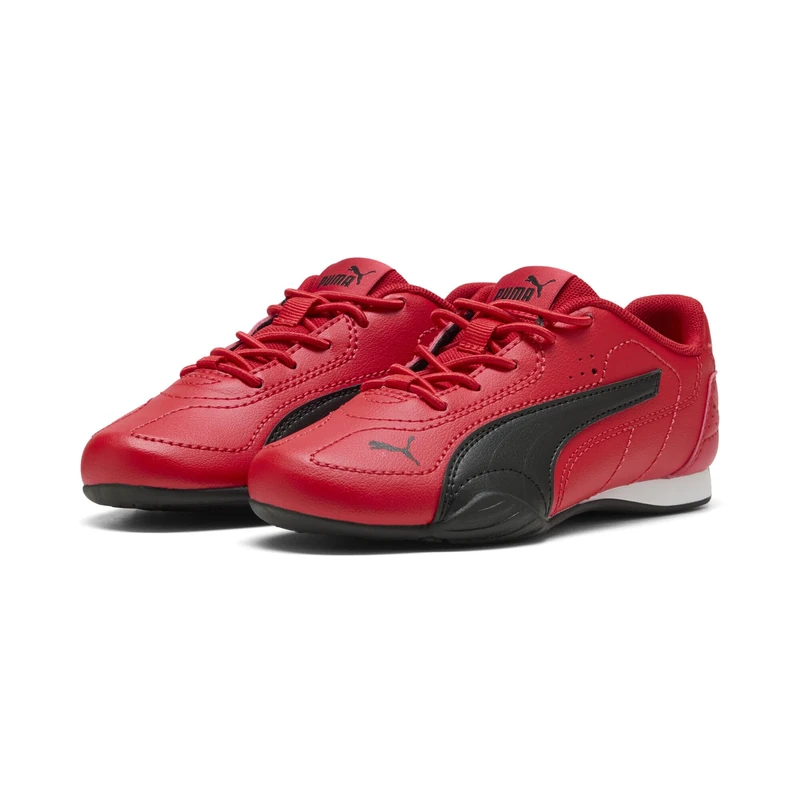 PUMA Catch Kids Sneaker for Kids, Red (All Time Red x Black), 1 UK