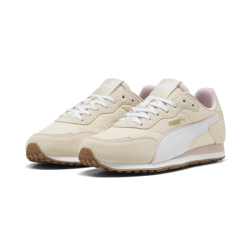 PUMA Women's ST Miler Rose Sneaker, Frosted Ivory White-Gum, 6.5 UK