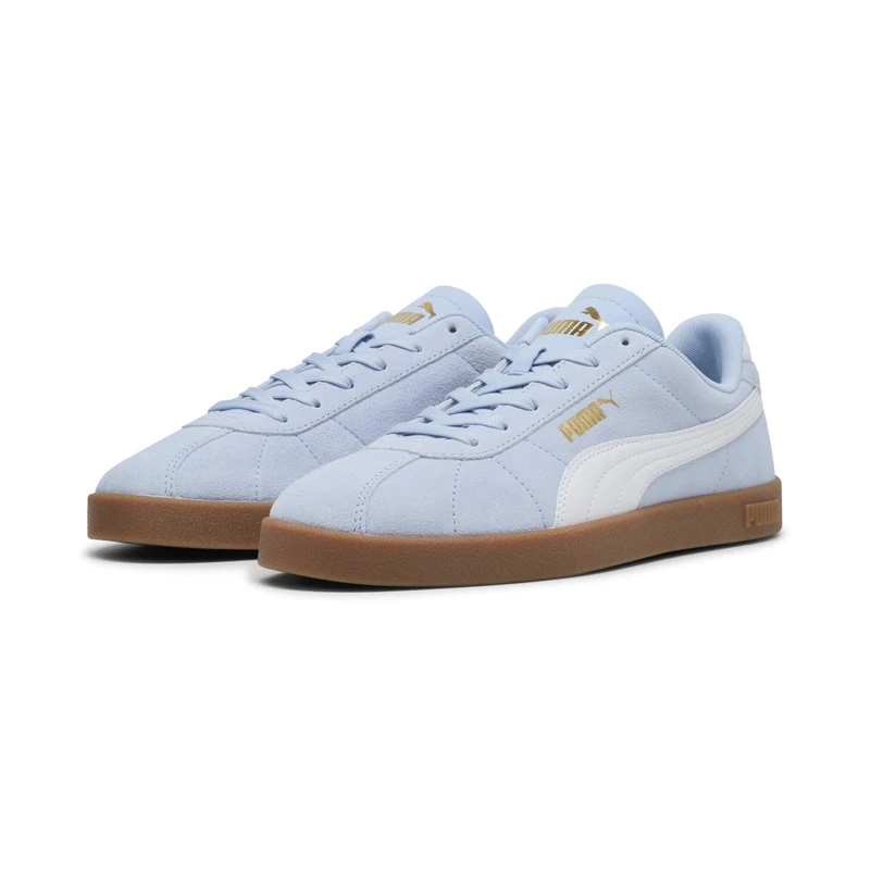 PUMA Unisex Club II Trainers, Haute Tropic-PUMA White-PUMA Gold, 6.5 UK