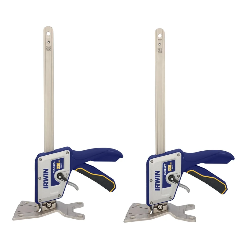 IRWIN Quick-Lift Construction Jacks, Hand Lifting Jack Tool, Multifunctional, Lift up to 10" and Lift Capacity 330 lbs, Pack of 2 (IRHT83100-2)