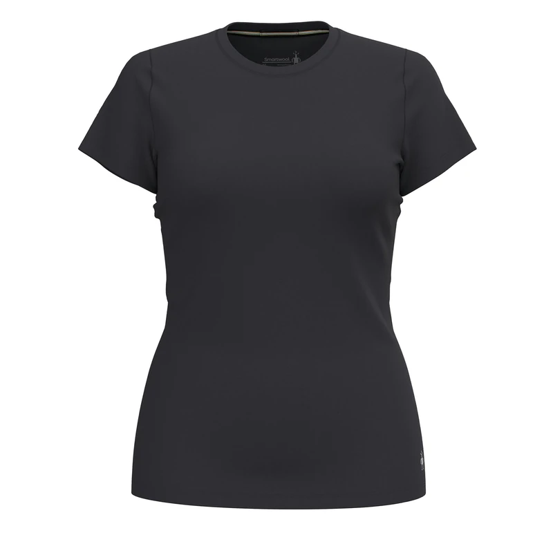 Smartwool Women's Merino Short Sleeve Tee, Black, Medium