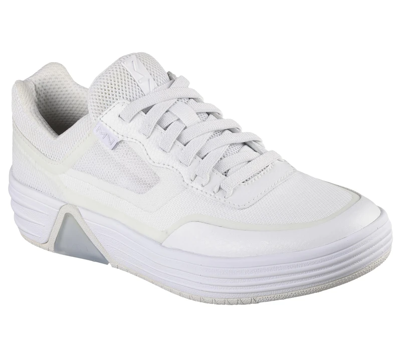 Skechers Men's Max Cushioning Endeavour Trainers, White Opulent Garden, 45 EU X-Weit