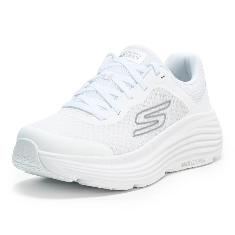 Skechers Men's Max Cushioning Endeavour Trainers, White Opulent Garden, 42 EU X-Weit