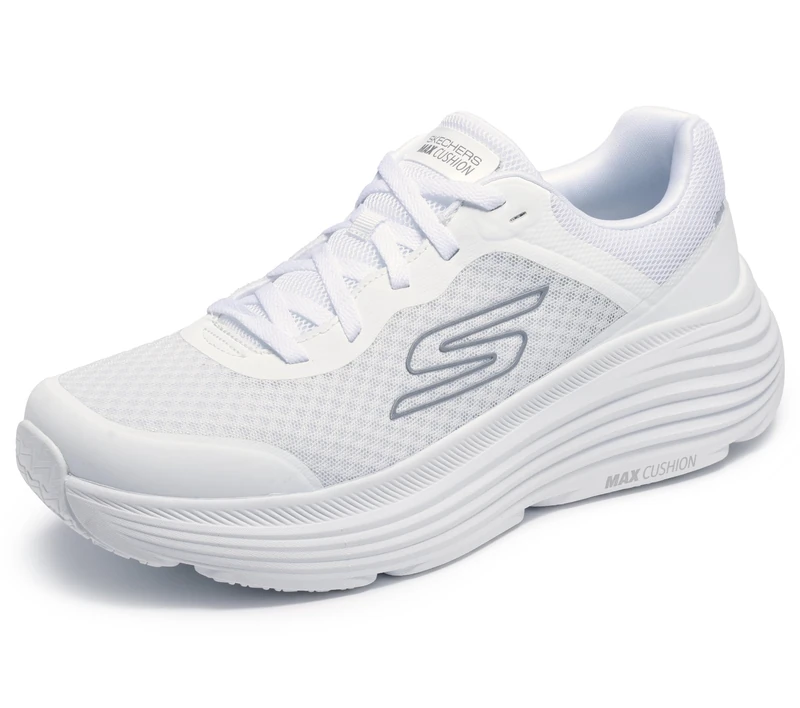 Skechers Men's Max Cushioning Endeavour Sneaker, White, 7.5 UK X-Wide
