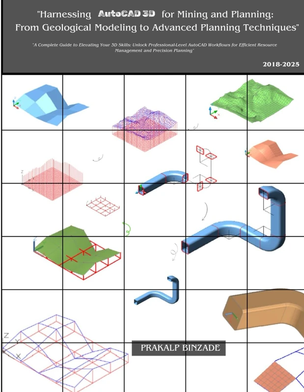 "Harnessing AutoCAD 3D for Mining and Planning: From Geological Modeling to Advanced Planning Techniques": A Complete Guide to Elevating Your 3D ... Resource Management and Precision Planning"