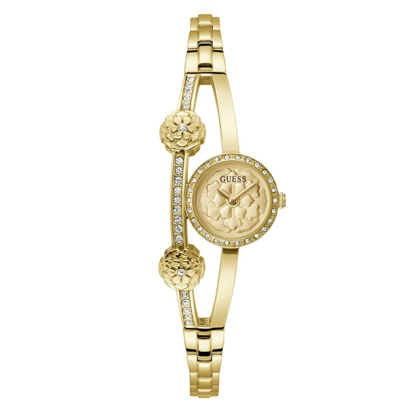 GUESS Women's GW0756L2 Gold Stainless Steel Analogue Watch