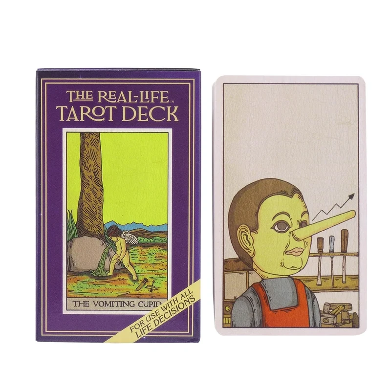 Nuyhgtr Standard Tarot Deck, Divination Tools Tarot, Fortune Telling Tarot Cards, Real Life Tarot, Fate Divination Cards, Standard Tarot Decks Designed for Entertaining Friends and Family