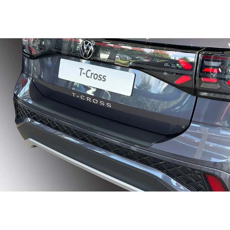 RGM ABS Rear bumper protector compatible with Volkswagen T-Cross Facelift 2024- Black