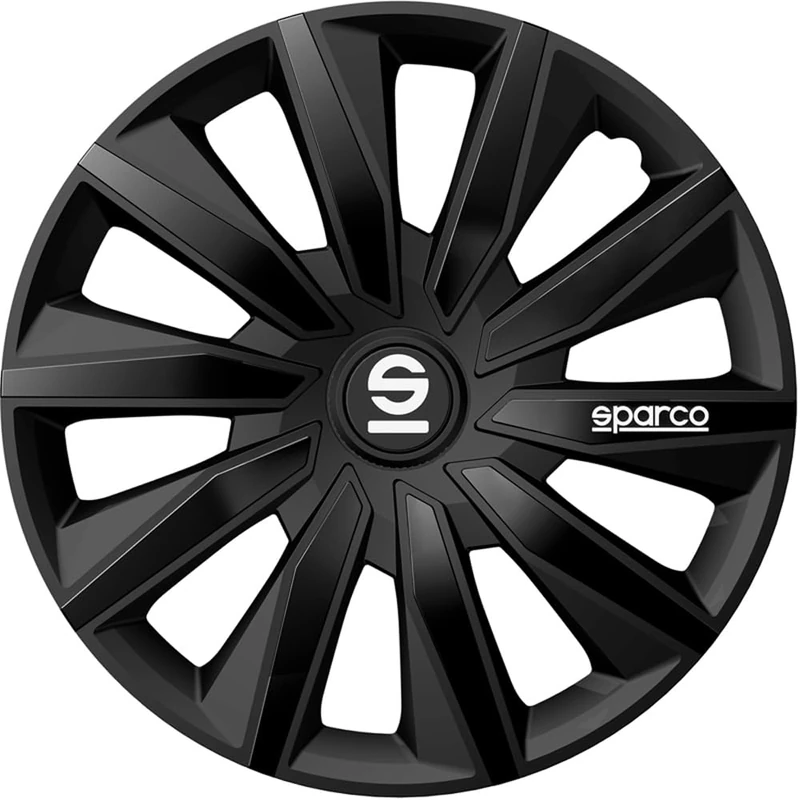 Sparco Wheel Covers Milano - 14-inch - Black - Set of 4 pieces