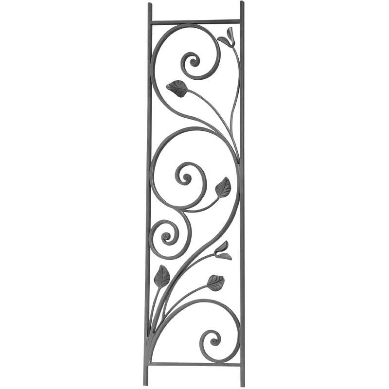 IAM DESIGN Decorative Element 1000 x 275 mm Made of Forged Iron Suitable for Wrought Iron Stair Railing